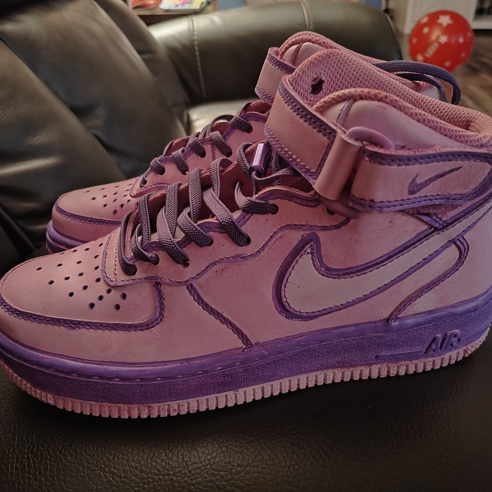 Nike Purple High-Top Sneakers